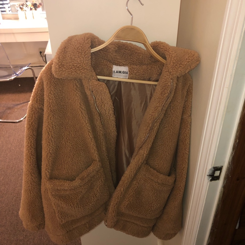 I.am.gia oversized teddy coat